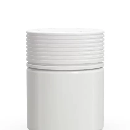 CHUBBY GORILLA | Child Resistant White Plastic Spiral Jar w/ White Cap | 55mm – 3oz – 400 Count