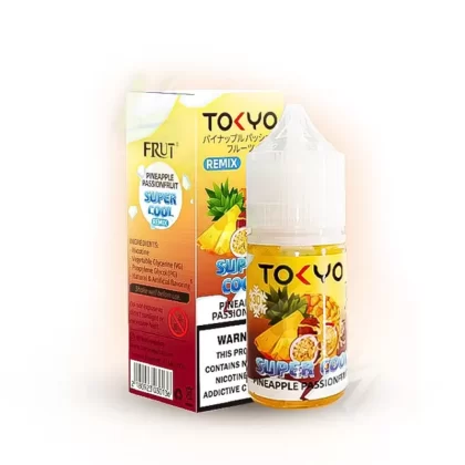Tokyo Super Cool Pineapple Passion Fruit 30ml (35/50/60mg) - Vapebar Pk