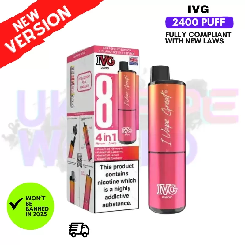 GrapeFruit Edition IVG 2400 Prefilled Pod Kit