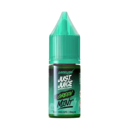 Just Juice Green Mint Nic Salt Vape Juice - 10 Pack - Strength 10mg