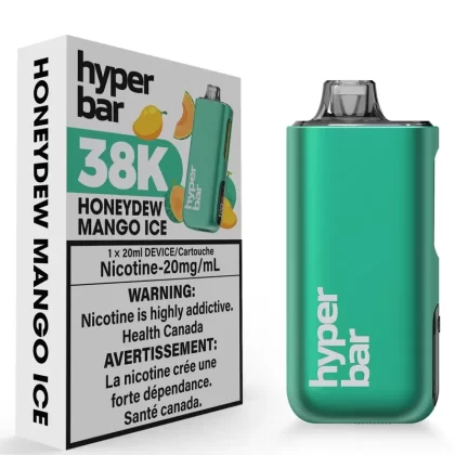 Hyperbar BE38000 Disposable Vape – Honeydew Mango Ice