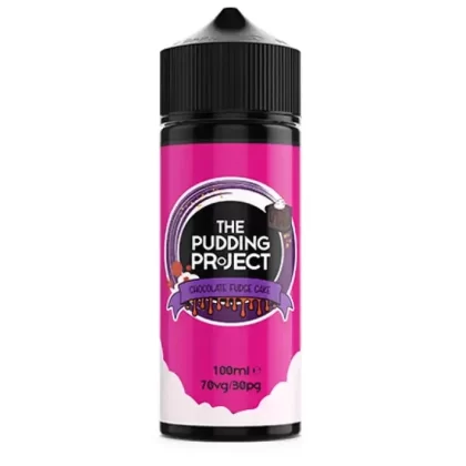 Pudding Project 100ml Shortfill Vape Juice - Flavour#Chocolate Fudge Cake>Cinnamon Sugar Apple Pie>Key Lime Pie>Mint Chocolate Cookie Dough>Raspberry White Chocolate Waffle>Salted Caramel Ch