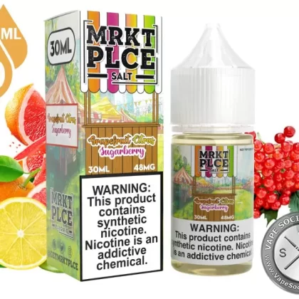 Grapefruit Citrus Sugarberry by MRKT PLCE Salt 30ml