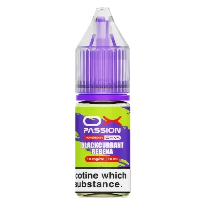 Ox Passion Blackcurrant Rebena Nic Salt E-Liquid by OXVA