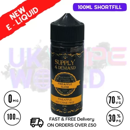 Pineapple Supply & Demand 100ml Shortfill Eliquid