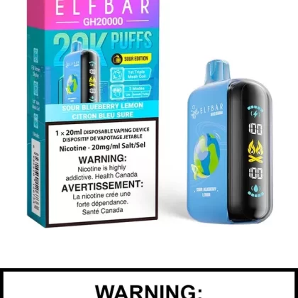 Sour Blueberry Lemon Elf Bar GH20000 Disposable Vape