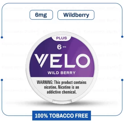Buy Velo Plus Wildberry 6MG Nicotine Pouch Online