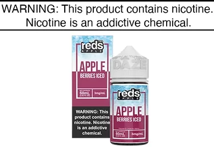 BERRIES APPLE ICED BY REDS E JUICE 60ML/100ML - Vapejuice