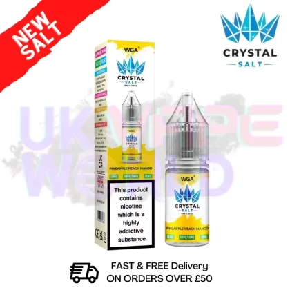 Pineapple Peach Mango WGA Crystal Nic Salt | Lowest Price