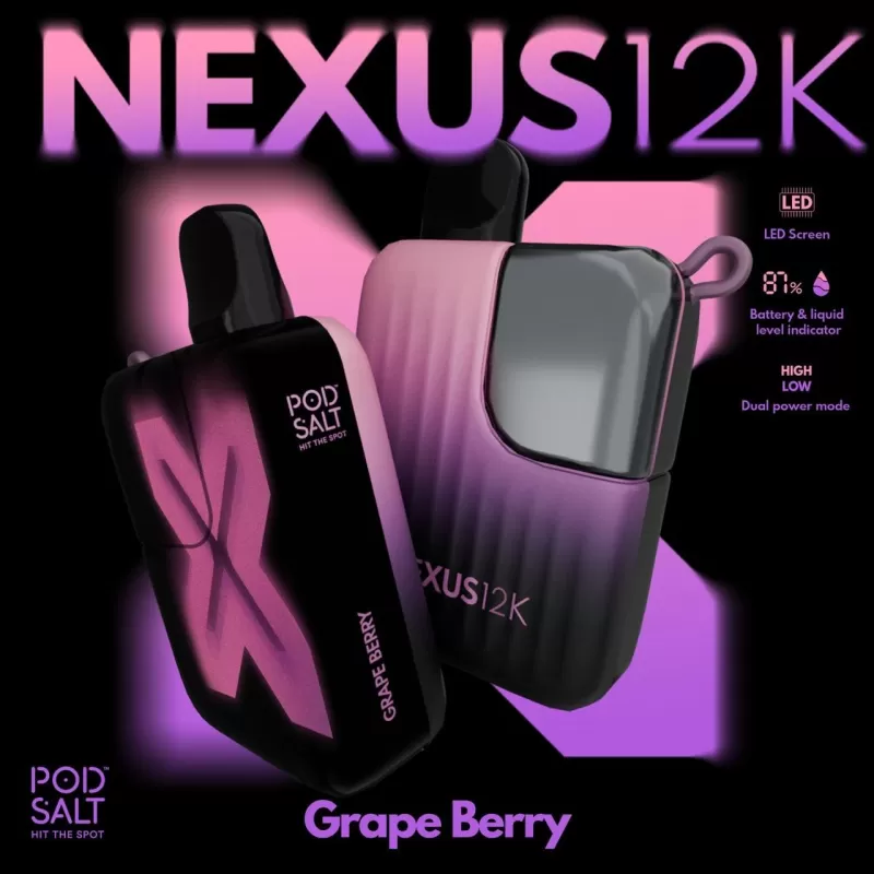 Pod Salt Nexus 12000 Puffs Vape in Dubai - Vapesmokezone - Image 2