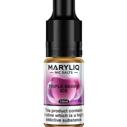Lost Mary Maryliq Triple Berry Ice Nic Salt Vape Juice - Strength 10mg