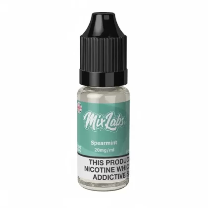 Spearmint 10ml By Mix Labs Nic Salt - Nicotine Strength#20mg (Salt)>10mg (Salt)>5mg (Salt)