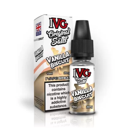 IVG Original Salts Vanilla Biscuit Nic Salt E-Liquid - 10mg