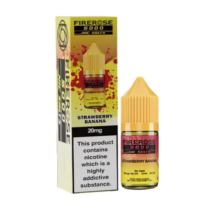 Elux Firerose Strawberry Banana Nic Salt E-Liquid - Vapestreams Co