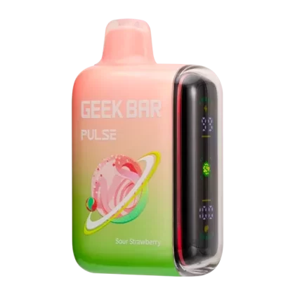 Sour Strawberry Geek Bar Pulse - Nicotine#50mg~Size#Single>5 Pack (40ECE6)