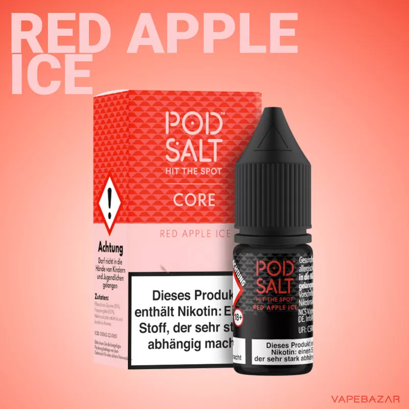 Podsalt Core – Red Apple Ice - Vapebazar - Image 2