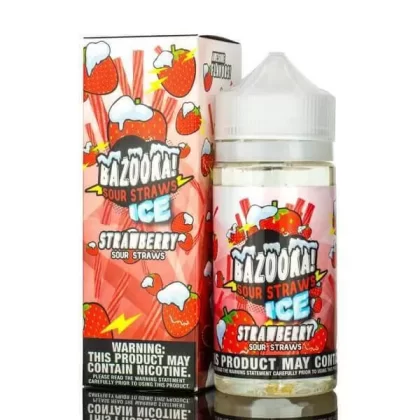 Bazooka ICE – Strawberry 100ml (3 , 6 mg) - Vapebazaar Pk