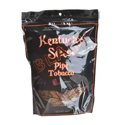 Kentucky Select Black Pipe Tobacco Bag - Size#8oz>16oz>5lb (CA1B57)