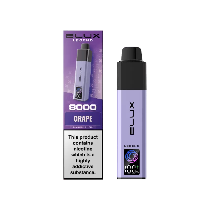 Elux Legend 8000 Prefilled Pod Kit Grape