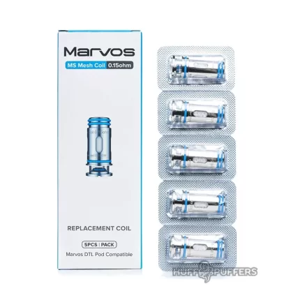 Freemax Marvos MS Mesh Coils - Resistance#0.15 ohm (60–80W)>0.25 ohm (40–60W)>0.35 ohm (30–40W)>0.5 ohm (20–30W)