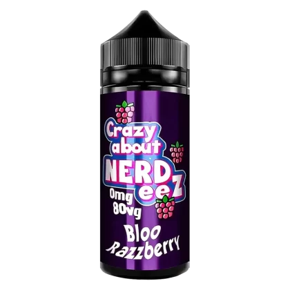 Crazy About Nerd’eez Bloo Razzberry 100ml E-Liquid