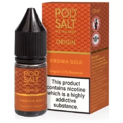 Pod Salt Virginia Gold Nicotine Salt E Liquid (10ml)