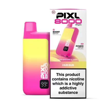 Pixl 8000 Prefilled Pod Kit Hub Bub - Nicotine Strength#20mg