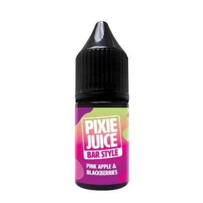 Pink Apple and Blackberries 10ml Nic Salt By Pixie Juice Bar Style