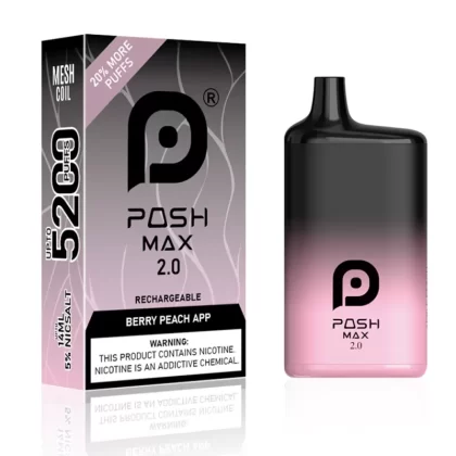 POSH MAX 2.0 – Berry Peach Apple 5200 Puffs