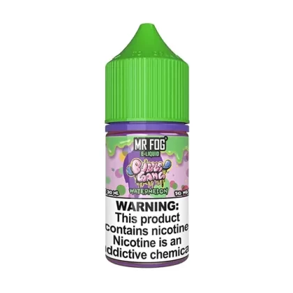 Mr Fog Salt Juice | Watermelon (Bubble Gang) - Nicotine#35mg>50mg