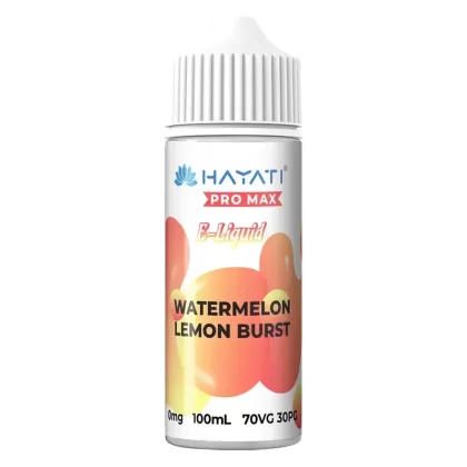 Hayati Watermelon Lemon Brust 100ml Shortfill Vape Juice