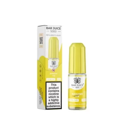 Bar Juice 5000 Banana Ice Nic Salt Vape juice 10ml - Nicotine Strength#10mg>20MG