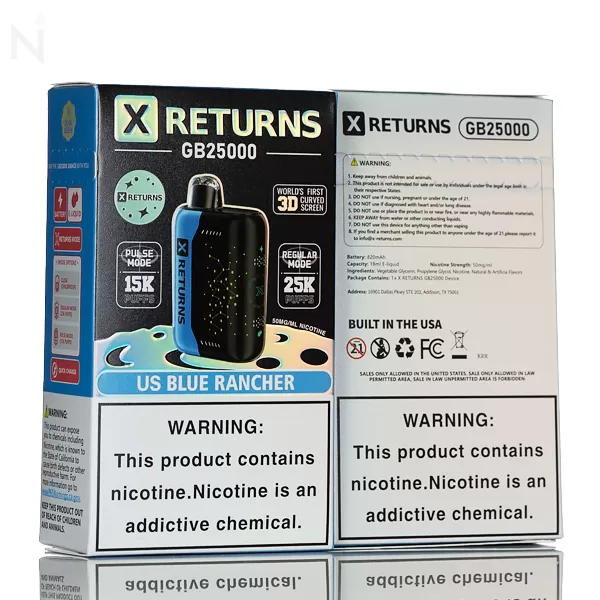 Pulse X Returns 25000 Puff Disposable Vape - US Blackberry Blueberry - Image 2