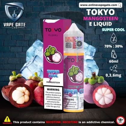 Tokyo Super Cool Mangosteen Eliquid 60ml - 3 mg / 60 ml