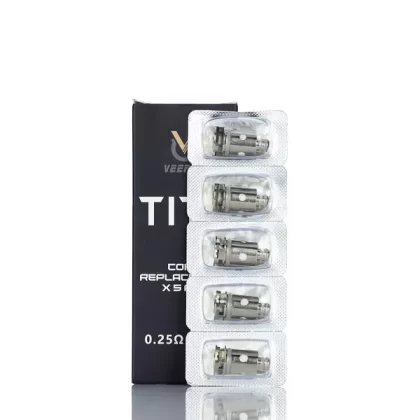Veepon TITA AIO Replacement Coils - 0.25ohm Mesh, 0.6ohm Mesh