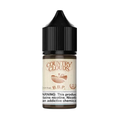Country Clouds SALT - Banana Bread Pudding - 30ML E-Liquid - 50MG