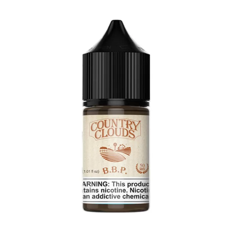 Country Clouds SALT - Banana Bread Pudding - 30ML E-Liquid - 50MG