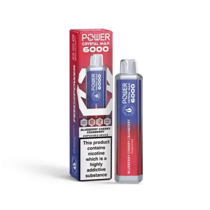 Power Crystal Max 6000 Blueberry Cherry Cranberry