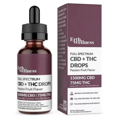 Erth Wellness CBD Oil Tincture Full Spectrum