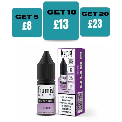Frumist Bar Salt Nic Salts 10ml E-Liquid - Blueberry Apple / 20mg