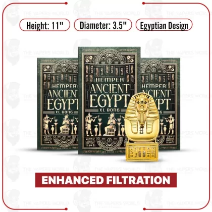 Hemper 9.5″ Ancient Egypt XL Bong - Thevapersworld