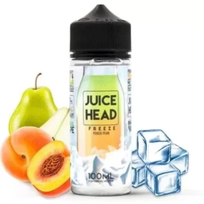 JUICE HEAD EXTRA FREEZE PEACH PEAR 100ML ( 3MG – 6MG ) - Vapebar Pk