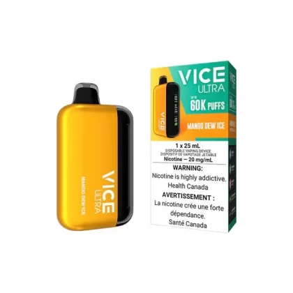 Vice Ultra 60K Disposable Vape – Mango Dew Ice - Eliquidsupply