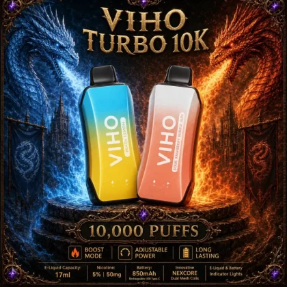 VIHO Turbo 10K - Peach Lemon (Satin) - Vapeciga