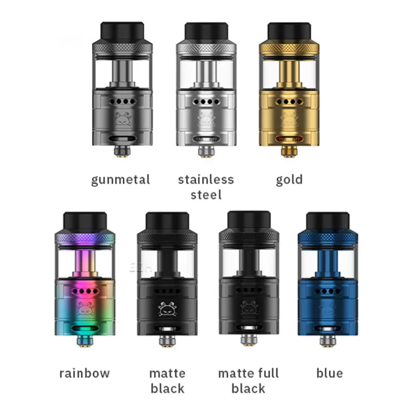 Hellvape Fat Rabbit Solo RTA 4.5ml - Matte Full Black - Image 2