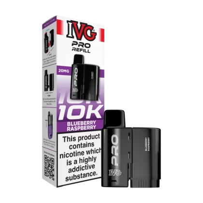 Blueberry Raspberry IVG Pro 12 Refill Pack - Ecigwizard