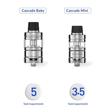 Vaporesso Cascade Baby-Mini Sub Ohm Tank Atomizer (5ML)-3.5ML - Gold / 3.5ml
