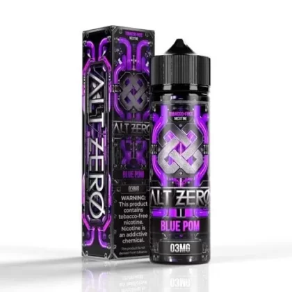 Sale $10.99 – Alt Zero Blue Pom 60ml TF Vape Juice 6mg