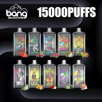 Original Bang King Rechargeable Disposable Vape 15,000 puffs ( Worldwide)