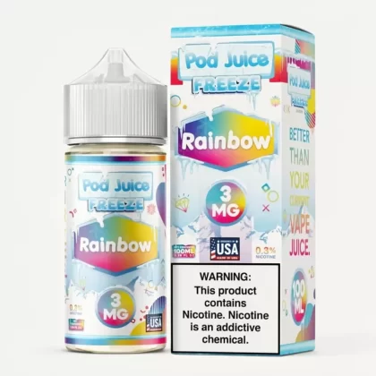 Rainbow Freeze 100mL Vape Juice by Pod Juice - Vape Product; Vape Product, Vape Product